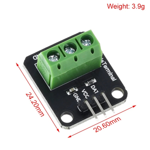 <strong>DS18B20</strong> Temperature <strong>Sensor</strong> Module Kit Waterproof 100CM Digital <strong>Sensor</strong> Cable Stainless Steel Probe Terminal Adapter - Product Image 2