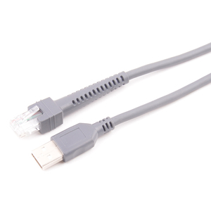 1m Micro-USBタイプスマート3A高速充電USB RS232 RJ50コンソールケーブルコンピュータスキャナーバーコードスキャナーPVC TPEジャケットブレイド用 - Product Image 3