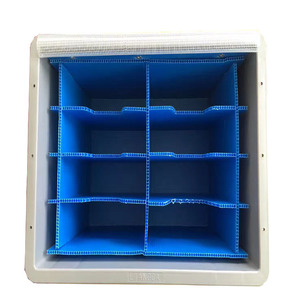 Almacenamiento de cajas de plástico apilables Cajas apilables con tapas unidas a tapas Contenedores de bolsas Cajas móviles de plástico - Product Image 5