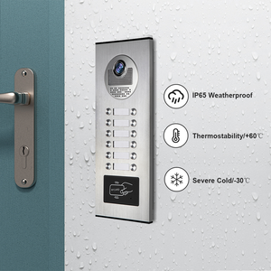 Factory Price 7 Inch 1080P Touch Screen <strong>Monitor</strong> Video <strong>Intercom</strong> <strong>System</strong> with 2MP HD and Wide Angle <strong>Camera</strong> for 12 Apartments - Product Image 5