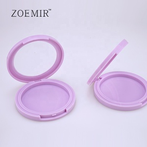 Purple Round Buckle Plastic Makeup Packaging air Cushion Box Bb air Cushion Foundation <strong>Make</strong>-<strong>up</strong> Box