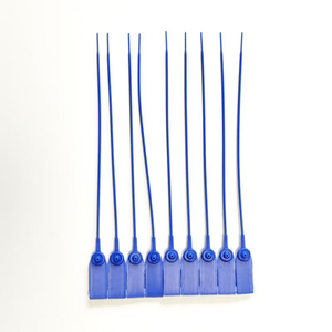 Tùy chỉnh logo riêng trong laser một lần sử dụng con dấu ổ khóa nhựa với nhãn có thể ghi và số sê-ri - Product Image 1