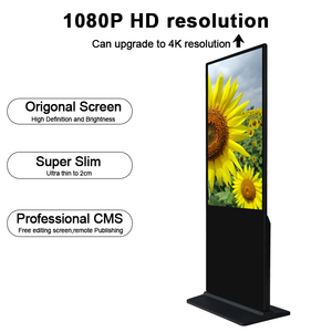 Ultra dünne 55-Zoll-Innen-Multi-Touch-Kiosk-WLAN-Fernbedienung für interaktive Digital Signage-Werbe aufzüge - Product Image 2