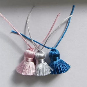 sjzmm定制短真丝流苏2厘米，带3厘米串，用于制作珠宝装饰 - Product Image 4