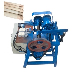 <strong>Automatic</strong> Wood Wooden Stick Rod Broom <strong>Handle</strong> Threading <strong>Making</strong> <strong>Machine</strong> with Motor Core Components - Product Image 2