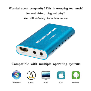 海威VC2.0 4k视频采集卡USB2.0 HDMI视频抓捕器记录盒直播带MIC输入 - Product Image 4