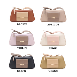 Prettyzys retro çanta kadın niş tasarım yönlü vintage koltukaltı çanta bir omuz sopa küçük kare çanta - Product Image 4