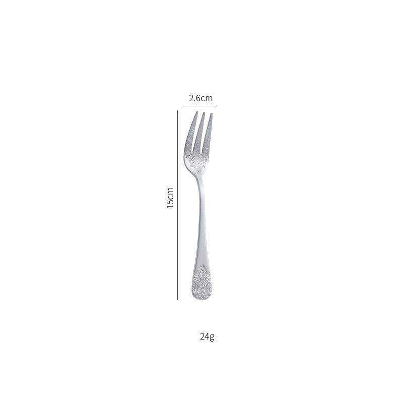 Silver tea fork
