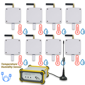 スマートジグビー温度湿度センサースマートIoTワイヤレス監視環境イーサネットLAN温度湿度センサー - Product Image 2