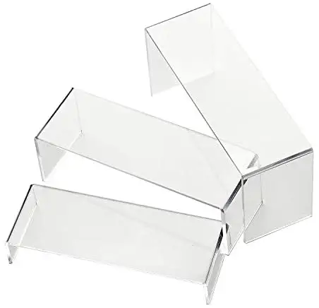 Clear Acrylic Display Risers Shoe Risers Retail Stand Cupcake and Dessert Stand