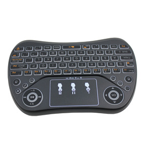 Cheap Price 2.4GHz <strong>Wireless</strong> Dual Mode Large <strong>Touchpad</strong> T2 Mini <strong>Keyboard</strong> 7 Color Backlight Colorful Anti-slip Wholesale Price - Product Image 2