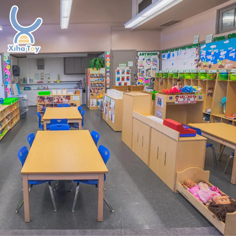 Kinder Garden School Furniture For Mobilier Scolaire Nursery Early Childhood Montessori Classroom Furniture Day Care Equipment