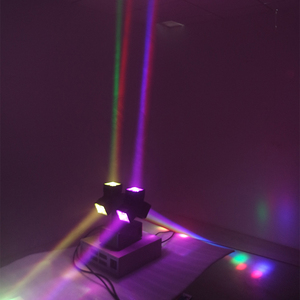 ไฟ LED แบบหมุนได้สำหรับเวที6X10W RGBW ควบคุม DMX512ด้วยเสียงแบบเต็มรูปแบบอนันต์หมุนได้สำหรับผู้ชมไฟดีเจ - Product Image 5