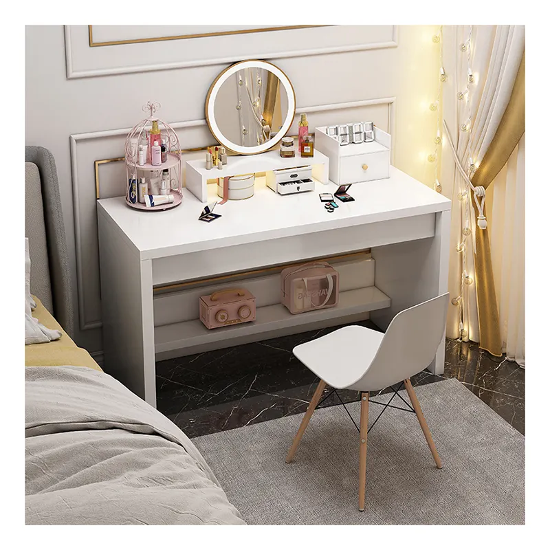 New China Manufacturer Portable Dresser Storage Simple Style Wooden Dresser Bedroom Furniture Dressing Table