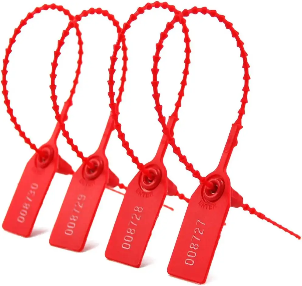 Personalizado impresso UHF Cable Tie Tag ABS plástico personalizado off branco zip tie tags pesados