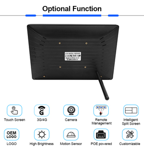 Werks großhandel 10-Zoll-LCD-Media-Fernbedienung Android 10.1-Zoll-Digital Signage Player mit CMS GPS - Product Image 3