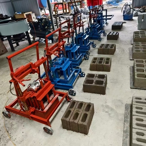เครื่องจักรทำบล็อกคอนกรีตวางไข่รุ่น2-45สำหรับทำบล็อกคอนกรีตต่างๆด้วยซีเมนต์ flyash และดินเหนียว - Product Image 2