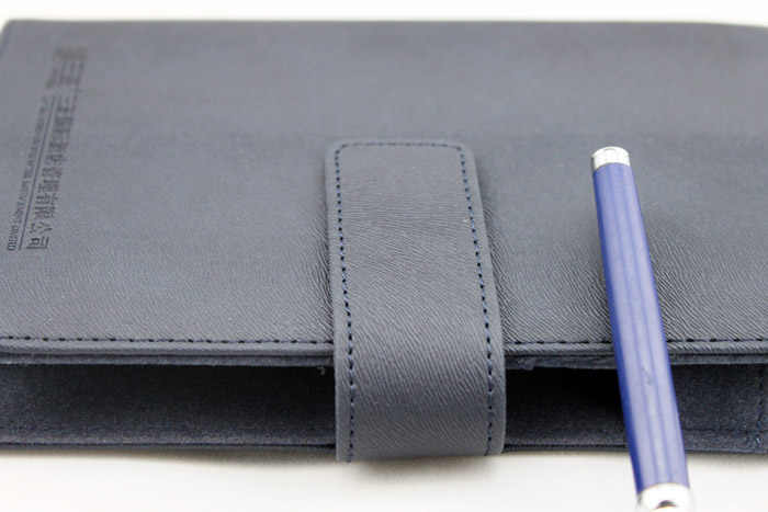 Hochwertige benutzer definierte a5 Thermo Verfärbung PU Leder Journal benutzer definierte Organizer Notebook mit Stift halter