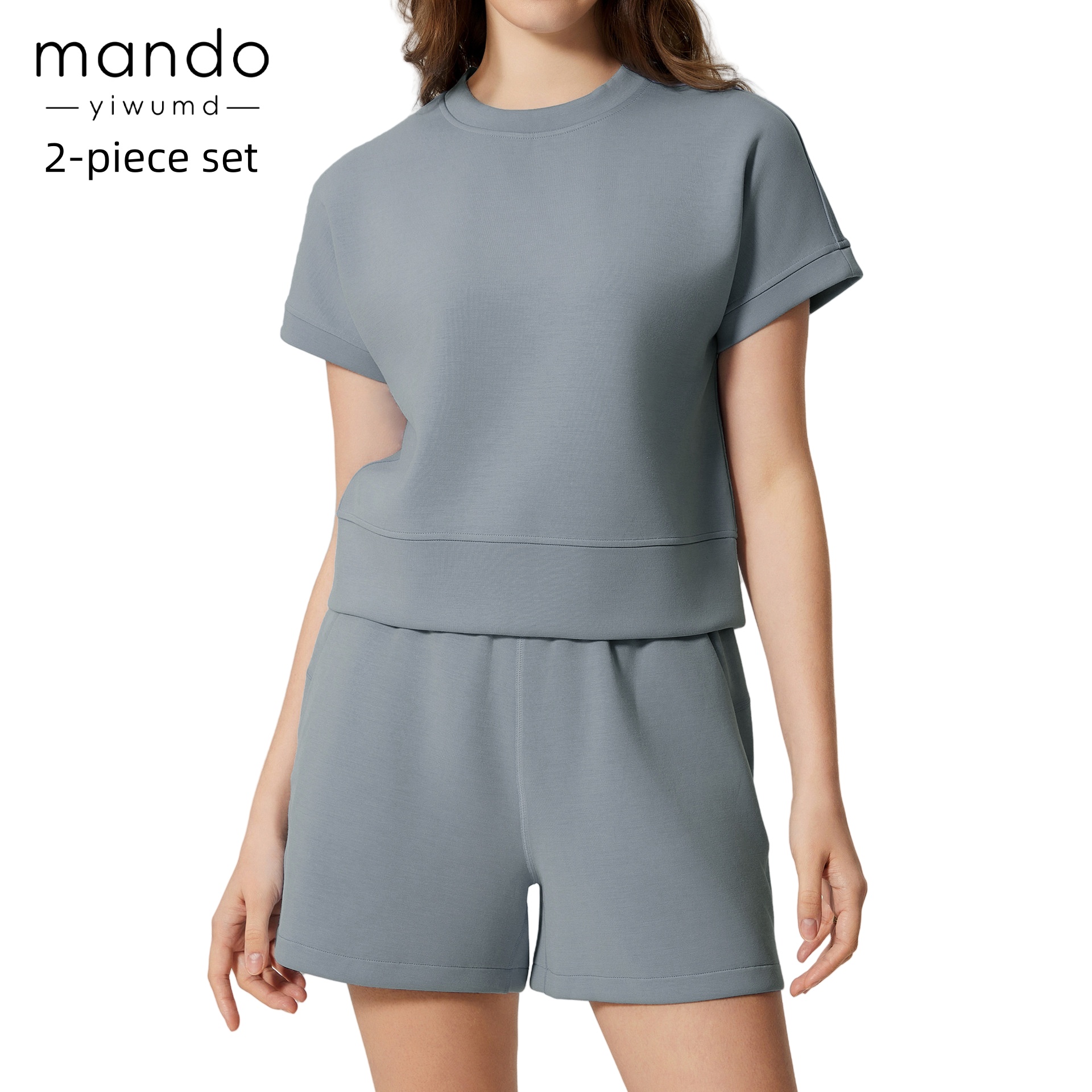 T-shirt + short 2 gris