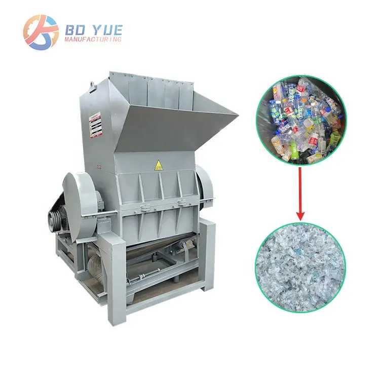 factory sale bottle recycling plastic crushing machine shredder for recycling