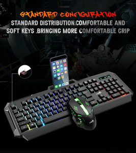 New104 teclas usb com fio, teclado de jogo, sensação mecânica, placa de ferro, luminoso, teclado de jogo e conjunto de mamãe, 2022
