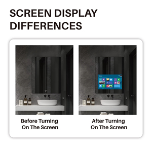 Modern <strong>Smart</strong> Touch Screen LED Bluetooth Speaker Anti-Fog Feature Factory Priced Circular Bathroom <strong>Mirror</strong> Trendy WIFI - Product Image 5