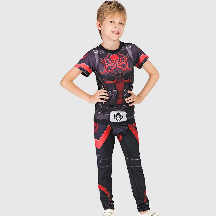 Maglietta Cody Lundin stampa digitale spiderman costume kids superhero t shirt per bambini