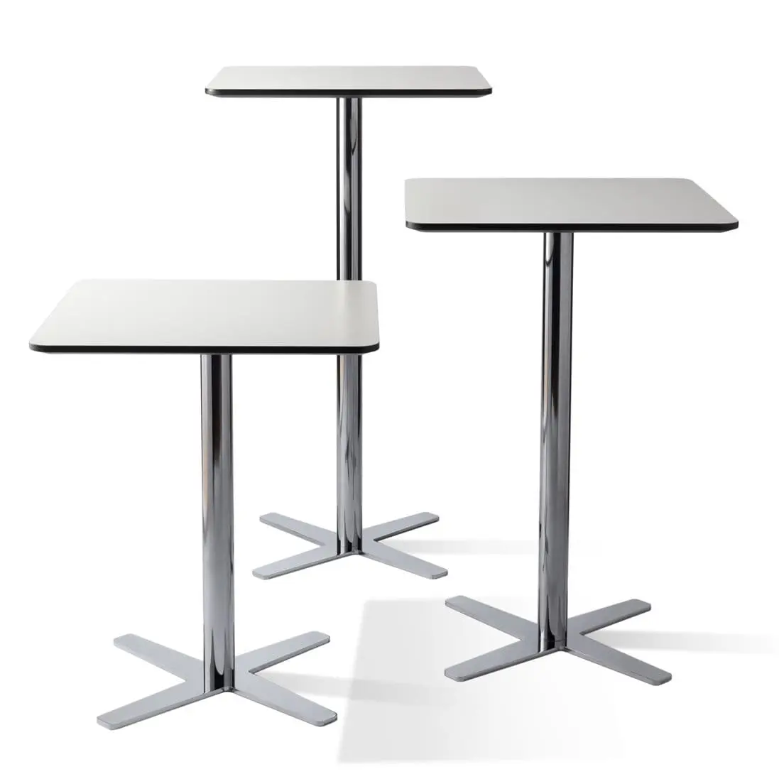 Benzersiz twins masa üstü kompakt laminat HPL masa üstü şık darbeye dayanıklı fenolik reçine 10mm HPL döner kahve masa üstü