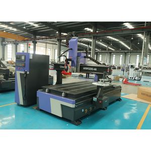 Máquina de corte CNC de 4 ejes Corte 3D AKM1325 Grabado Anuncio Modelo Autopartes Cambiador de herramientas automático - Product Image 3