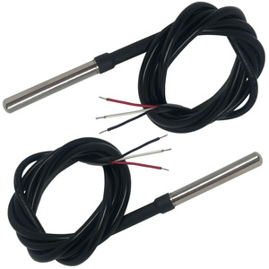 デジタル熱プローブセンサーDS18B20温度センサーDS18B20防水ワイヤー - Product Image 1