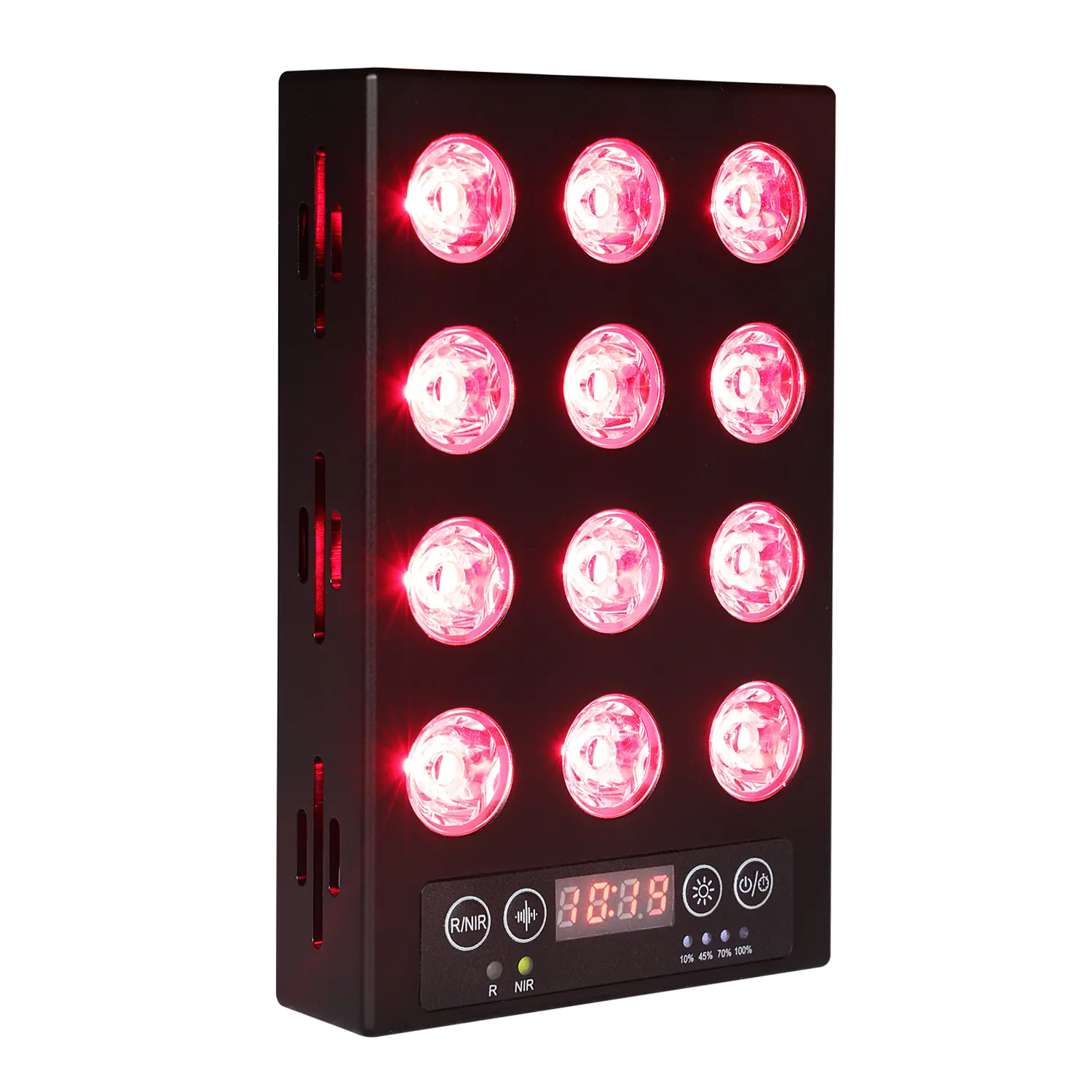 Neuestes tragbares Typ-C-wiederauf lad bares 660nm 850nm rotes Nir-Infrarot-LED-Lichttherapie-Panel mit Timer