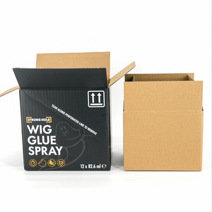 Embalagem de papel pequena de alta qualidade, papelão kraft liso, 3 camadas, papelão ondulado, caixa de papelão Caja com divisor, para envio