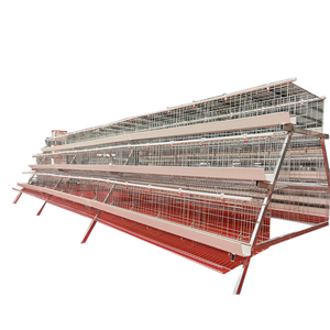 Factory Wholesale A-Type <strong>Chicken</strong> Laying Cage <strong>3</strong> Levels 4 Door Galvanized Iron Wire New H-Type Mesh Animal Cage for Farm Use - Product Image 4