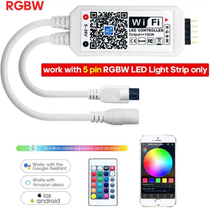 Schlussverkauf 2.4G Mini WLAN kabellos 24-Taste RGBW led-Controller für Smart-Lichttreifen - Product Image 3