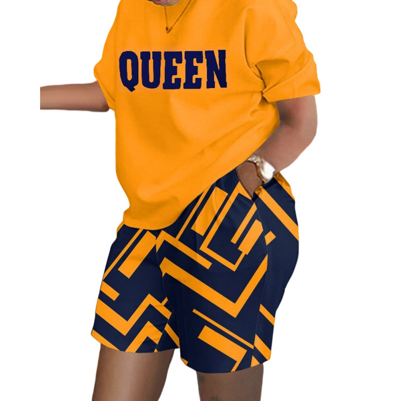 Orange print