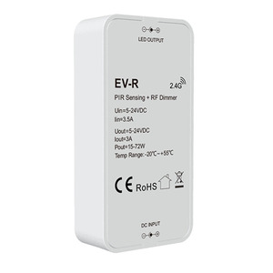 EV-R 5V 12V 24V 3A * 1CH RF 2,4G Датчик движения с регулятором затемнения с 3 кнопками, 6 индикаторных ламп - Product Image 5