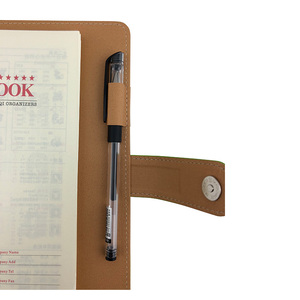 Modern qiu Hochwertiges Custom PU Leder A5 Größe Lose blatt Binder Personal Office Briefpapier Binder <span class=keywords><strong>Notebook</strong></span>