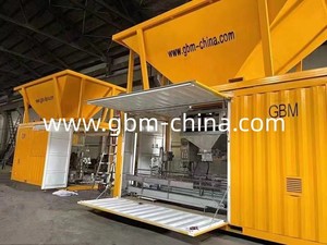 Kunden spezifische Zwei-Linien-Wiege-und Absack maschine im mobilen Container - Product Image 4