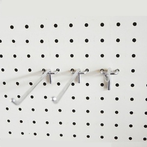 Chrome Peg board Single Hook Zubehör Robustes Eisen material für die Anzeige und Lagerung in Regalen für Supermärkte