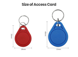 พวงกุญแจ RFID แบบตั้งโปรแกรมได้13.56MHz F08 1K KEYFOB แบบไบต์สำหรับระบบควบคุมการเข้าถึง - Product Image 6
