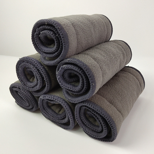 ผ้าอ้อมผ้าไม้ไผ่และผ้าอ้อม,ซักได้,ผ้าอ้อมเด็ก2ชิ้น - Product Image 4
