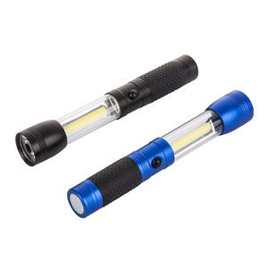 ポータブルcob + ledパワースタイル懐中電灯 2 1 でアルミ懐中電灯 & worklightマグネット 360 度照明懐中電灯トーチ - Product Image 1