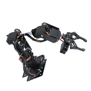 6 DOF Robot manipolatore in lega di metallo morsetto braccio meccanico artiglio Kit MG996R per Arduino robotizzato educazione