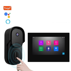 WF001 1080p HD Video Doorbell Camera <strong>Wireless</strong> Wifi <strong>Security</strong> Doorphone with <strong>Intercom</strong> Function Color Display Tuya Application - Product Image 5