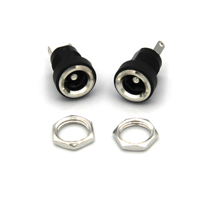 5.5 X 2.5 mm <strong>Dc</strong> Power Jack <strong>Socket</strong> Threaded Female <strong>Dc</strong> Power Jack <strong>Pcb</strong> Mount - Product Image 2
