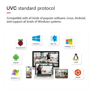OV2710 1080P UVC OTG USB Mini Módulo de cámara industrial 4mm 90Deg Full HD para Windows Android Linux MAC OS Raspberry Pi Abuntu - Product Image 4