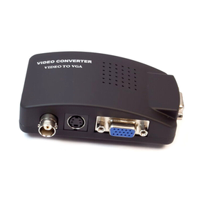 <strong>BNC</strong> to VGA Converter S-Video to VGA <strong>Monitor</strong> Signal Adapter Box - Product Image 2