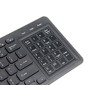 Teclado inalámbrico de Chocolate con touchpad, teclado ergonómico, ultrasilencioso, para ordenador - Product Image 2