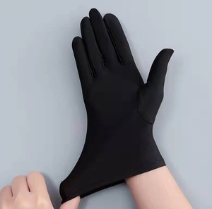 Spring and Autumn Thin <strong>Gloves</strong> Men's and Women's High Elastic <strong>Gloves</strong> Etiquette Sunscreen Driving Performance <strong>Gloves</strong> - Product Image 2