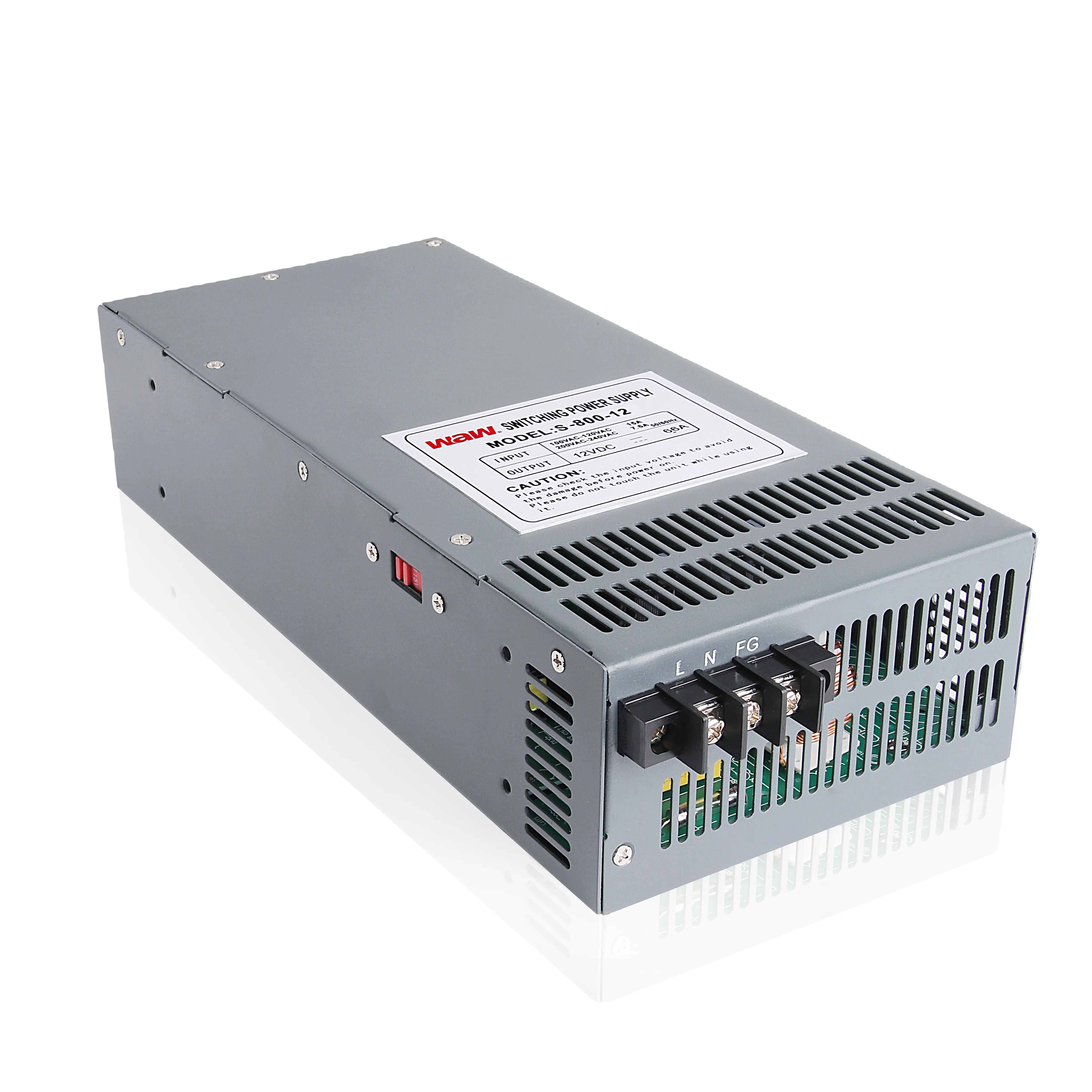 Fonte de alimentação, ac dc S-800 110v/220v 12v 24v 36v 48v 60v 72v comutação da fonte de alimentação zhejiang cctv fonte de alimentação 800 1000 1500 watts smps